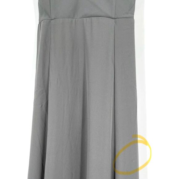 Show Me Your MuMu Godshaw Goddess Gown Soft Charcoal Crisp Medium NWT - Picture 5 of 10